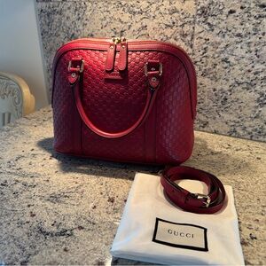Gucci Dome - Microguccissima Red (medium)